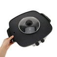 thumbnail image 3 of PENIKOKO Teppanyaki Grill Indoor Hot Pot Cooker Glass Non Stick Coating Fast Heating 1Pcs, 3 of 8