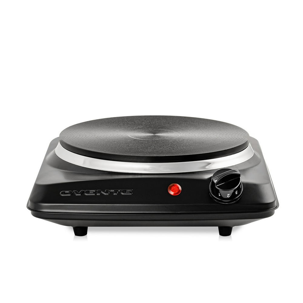 Ovente 1000W Single Hot Plate Electric Countertop Cast Iron Stove 7