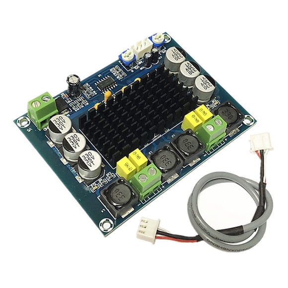 kurtrusly Tpa3116d2 Dual-channel Stereo High Power Digital Audio Power for Amplifier Board 2X120W Xh-m543 92 * 68 * 16mm 1Set
