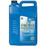 Chevron Supreme 10W-30 Motor Oil, 5 Quart Case (3 Pack)