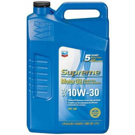 (3 Pack) Chevron Supreme Motor Oil, 10W30 (Best 10w30 Engine Oil)
