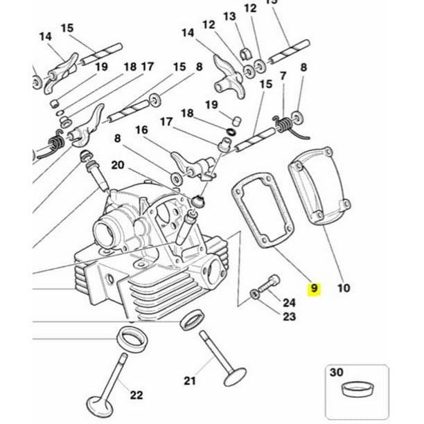 Ducati OEM Replacement Valve Cover Gasket Monster MTS ST SC SBK SS
