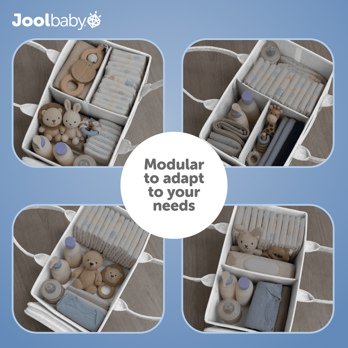 Jool Baby Tag-Along Diaper Caddy Organizer