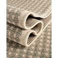 thumbnail image 4 of Unique Loom Outdoor Border Collection Area Rug - Outline (2' x 5' 1" Runner Brown/Ivory), 4 of 8