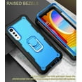thumbnail image 6 of Daxi for LG Velvet 5G Heavy Duty Shockproof Hybrid Rugged Ring Stand Back Case Protective Case, 6 of 7