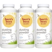 Burt's Bees Baby Powder, Hypoallergenic, Non-Irritating, Calming Skin Care, Dusting Powder, Value Pack, 7.5 Ounce (Pack of 3)
