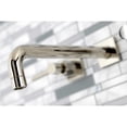 thumbnail image 4 of Kingston Brass KS6026DL Concord Two-Handle Wall Mount Roman Tub Faucet, Polished Nickel, 4 of 7