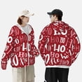 thumbnail image 4 of Balery Ho Pattern Funny Christmas Sudadera ligera de manga larga con capucha y protección solar UPF 50+ para hombre y mujer, ideal para pesca y running-3X-Large, 4 of 7