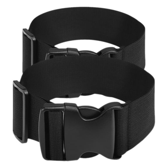 Raindrops Luggage Buckle Strap Black 2Set 11.8X1.5X0.4In Adjustable Suitcase Belt