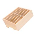 thumbnail image 3 of SHOWERORO Class Phone Storage Box Grid Wooden Desk Organizer Khaki Storage Classrooms 1Set, 3 of 8