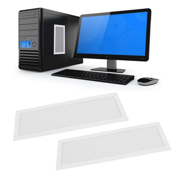 Filter Computer Room Premium PC Fan Dust Filter Grills, Ultra Fine Holes, Easy Installation ...