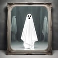 thumbnail image 5 of Hvmvliv Halloween Ghosts Window Clings 35in Halloween Mirror Ghost Stickers Horror Decoration Glass Stickers Party Ghost Stickers Suitable for Indoor Outdoor Halloween Decoration White, 5 of 5