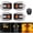 4PCS, variant on Bike Turn Signals with Remote Control, USB Rechargeable Wireless Bicycle Tail Lights 5 Modes IPX6 Waterproof for Night Riding Safety, Easy Mount on Handlebars & Seatposts
