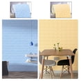 thumbnail image 3 of Longitud 1m ancho 70 cm 3D espuma pegatina de pared autoadhesiva impermeable a prueba de humedad techo papel pintado en rollo, 3 of 4