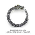 thumbnail image 5 of Pulseras para mujer, regalos para mujer, pulsera de grifo tridimensional, tendencia masculina, joyería para niños dominantes, pulsera tailandesa chapada en latón, pulsera de latón, 5 of 5