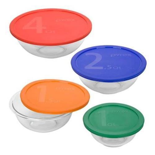 No.1086053 Pyrex Mixing Bowl Set with Covers