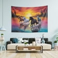 thumbnail image 7 of FREEAMG Horses Going Tapestry Hippie Wall Hanging Tapestries Aesthetic Decorative for Living Room Bedroom Ceiling 60x51In, 7 of 7