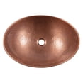 thumbnail image 3 of Sinkology Confucius Metal Oval Vessel Bathroom Sink with Faucet, 3 of 5