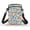 Floral, variant on HELLHERO Embellished Elephant 2 Layers Shoulder Bag 4.33"x1.97"x7.09" for Unisex Polyester