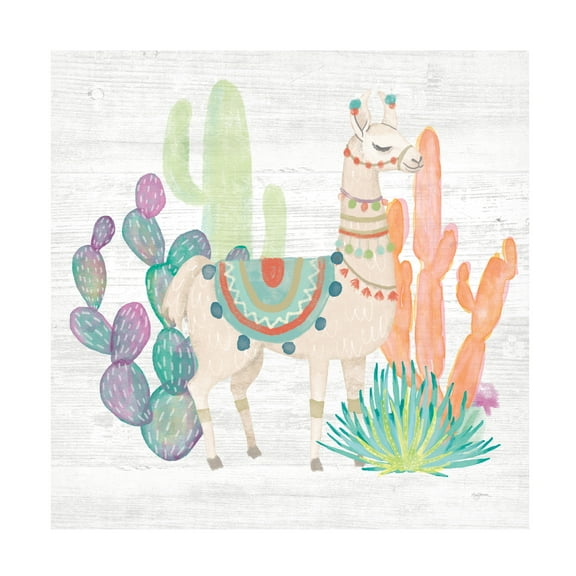 Mary Urban 'Lovely Llamas II' Canvas Art