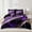 Purple-03, variant on Black Sun and Moon Comforter King Size 8 Pcs Bed in A Bag Boho Style Comforter Set Celestial Universe Bedding Set