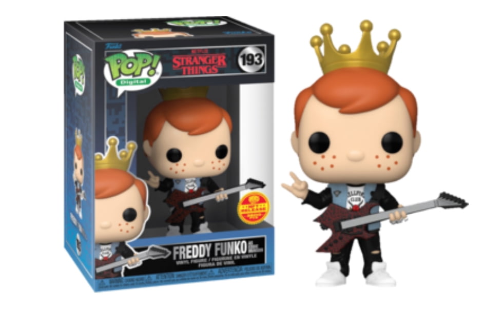 Funko Pop Digital Freddy as Eddie Munson Stranger Things Vinyl Figure Limited Release