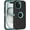 Black/Mint, variant on Case for iPhone 15 Mint Phone Cover for Apple iPhone 15 | with Built in Screen Protector, Heavy Duty, Drop Protection, Full Body, 3 Layer, Rugged, Shockproof, Dust Proof, Tough, Protective