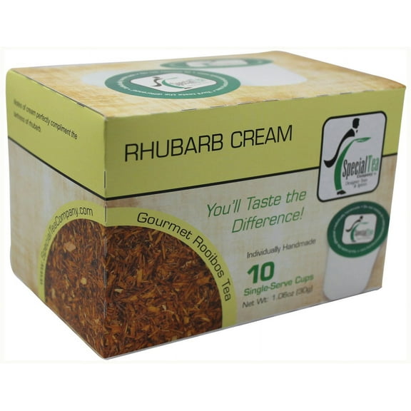 Special Tea Rhubarb Cream Rooibos Tea Single Serve Cups