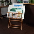 thumbnail image 6 of Creative Mark Folding Wood Large Print Rack - Perfect For Display of Canvas, Art, Prints, Panels, Posters, Art Gallery Shows, Storage Rack - [BeechWood Finish], 6 of 7