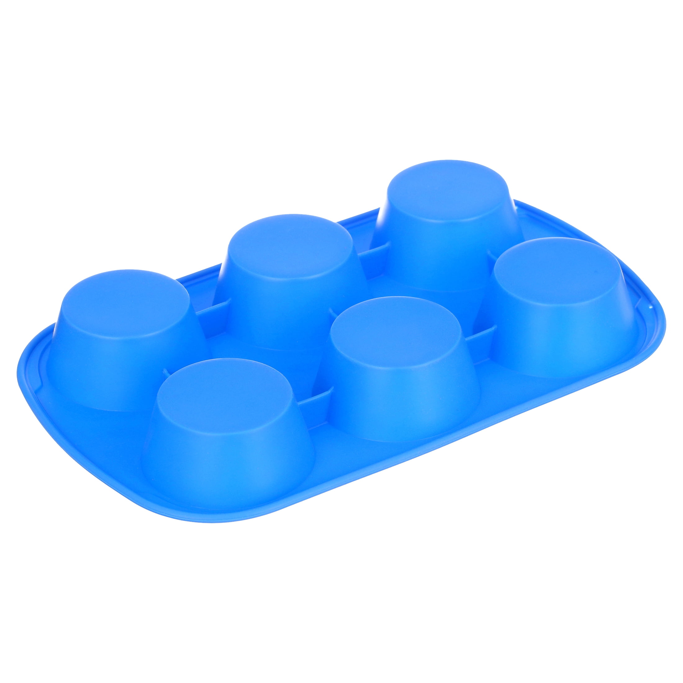 SI O SI 6-Cup Silicone Muffin Pan with Even Baking System