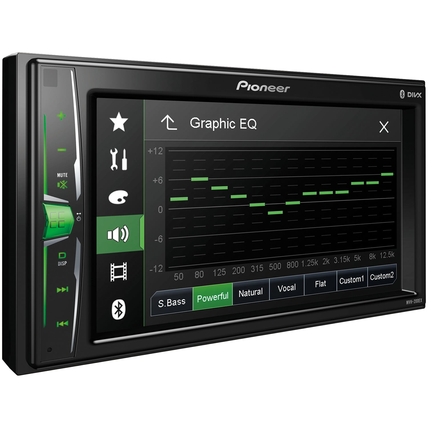 PIONEER MVH-200EX Double Din Bluetooth in-Dash Digital Media Car Stereo