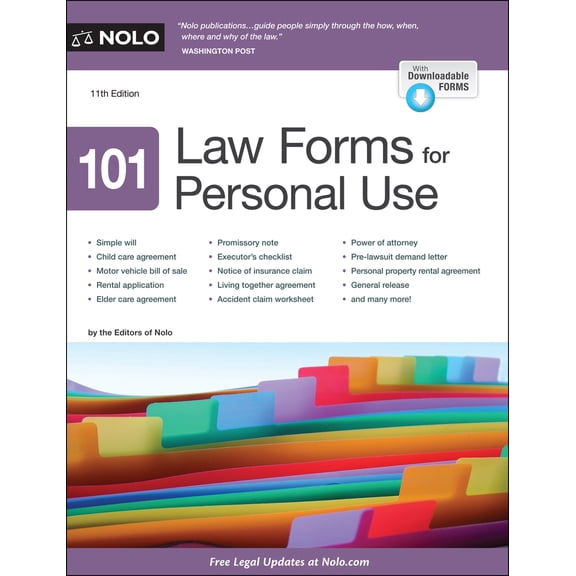 Pre-Owned 101 Law Forms for Personal Use (Paperback) 1413326579 9781413326574