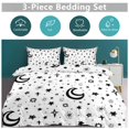 thumbnail image 2 of Moon And Star Print 3D Duvet Cover Set Quilt Cover Theme of for Bedroom Decoration, 2 of 6