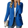 thumbnail image 5 of longantii Blazers for Women Casual Oversized Open Front Long Sleeve Jackets Work Office Business Suit Blazer 2026, 5 of 6