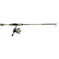 Shakespeare 5'6" Amphibian Spinning Rod and Reel Combo, Orange