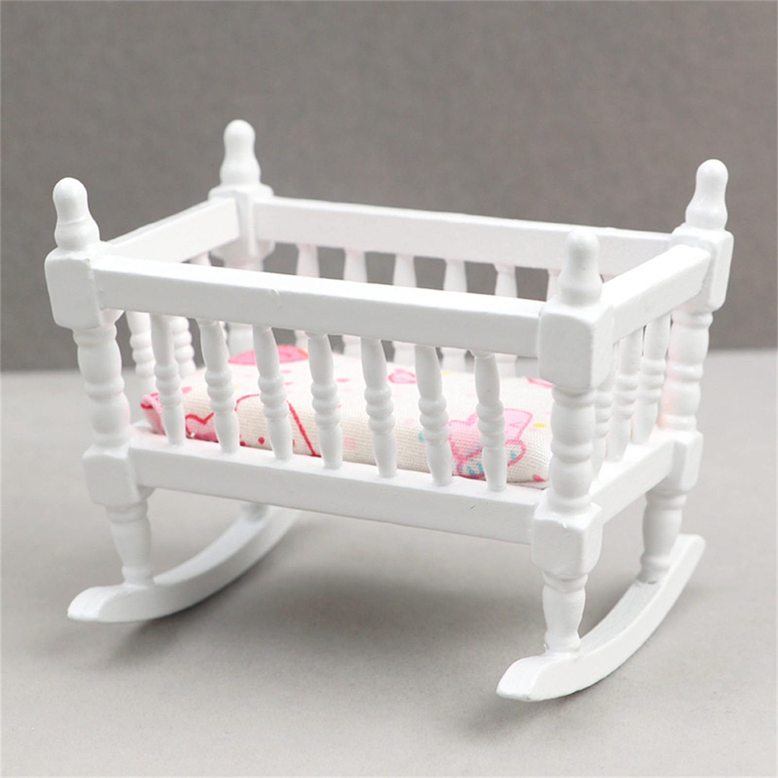 HYDa 112 Doll House Baby Bed Anticrack Handrail Small And Three