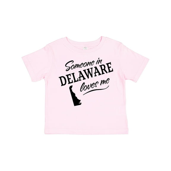 Inktastic Someone in Delaware Loves Me Boys or Girls Toddler T-Shirt