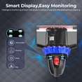thumbnail image 5 of Maircle Handheld Mattress Vacuum, 16Kpa Bed Handheld Vacuum, 600ml Ultrasonic Fabric Cleaner, UV Light for Bedding, Car Interior, 5 of 6