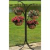 Woodstream HB4T-A 67.75 in Novelty Black Plant Stand, 4 Count