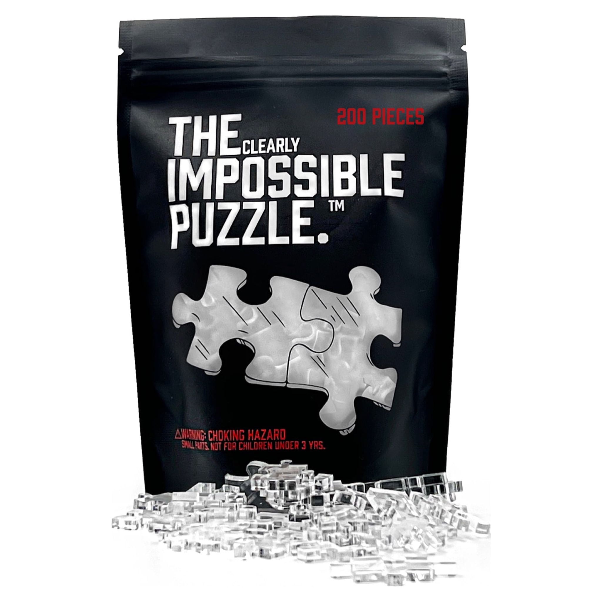 The Clearly Impossible Puzzle, 500 Piece Difficult Clear Jigsaw
