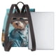 thumbnail image 3 of Disketp Stylish Dog in Denim Outfit Mochila de Cuero para Mujer, Bolso de Espalda Antirrobo con Estilo para Viaje, Trabajo y Uso Diario, 3 of 4