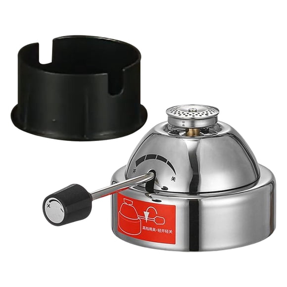 Horno de gas con encendido piezoeléctrico para acampar al aire libre en el hogar. cuatro generaciones