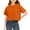 AD04-Orange, variant on Lumtrix Girls Summer Crop Tops Kids Fashion Oversized Crew Neck Cropped Short Sleeve T Shirts Basic Tees Size 2-14 Years Beige 140