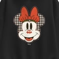 thumbnail image 2 of Disney - Patchwork Minnie Mouse - Women's Oversized Fleece Hoodie Sweatshirt, 2 of 4