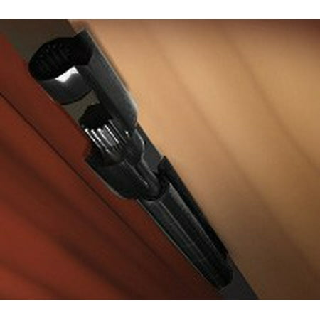 DoorSaver II Bumperless Hinge Pin Door Stop in Black