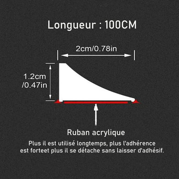 100CM Transparent Barriere De Douche Silicone,Seuil Douche Barrage