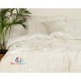 thumbnail image 3 of DecorAvenue Ultra-Luxe Velvet Duvet Cover, Boho Bedding UO Comforter Donna Cover, White Color Duvet Set, Velvet Bedding 3 Pc Set with Zip Closure, Full Double Size 80" x 90" Inches, 3 of 5