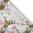 thumbnail image 6 of Ambesonne Jaguar Valance & Curtain, Blossoming Corsage Botany, 55"x30", Pale Brown Pale Pink, 6 of 7