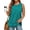 Lake Blue, variant on MOSHU Summer Tank Tops for Women Round Neck Sleeveless Plus Size Tops Slit Side Stiching Womens Shirts
