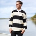 thumbnail image 5 of Guinness Adult Men's Cream & Black Rugby Long Sleeve Shirt, 5 of 5